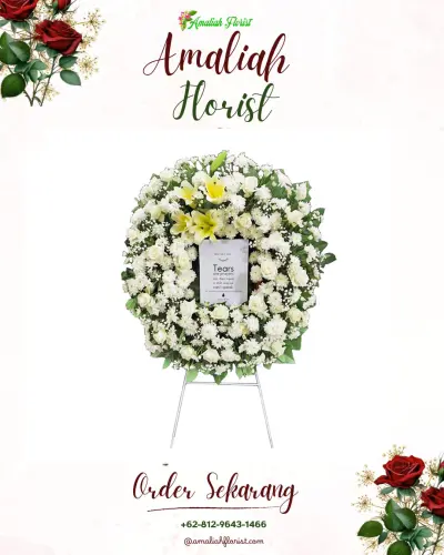 Krans Bunga Duka Cita di Kongsijaya