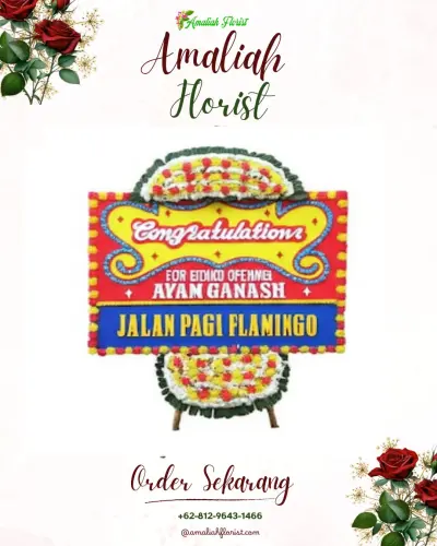 Bunga Papan Congratulation di Kongsijaya